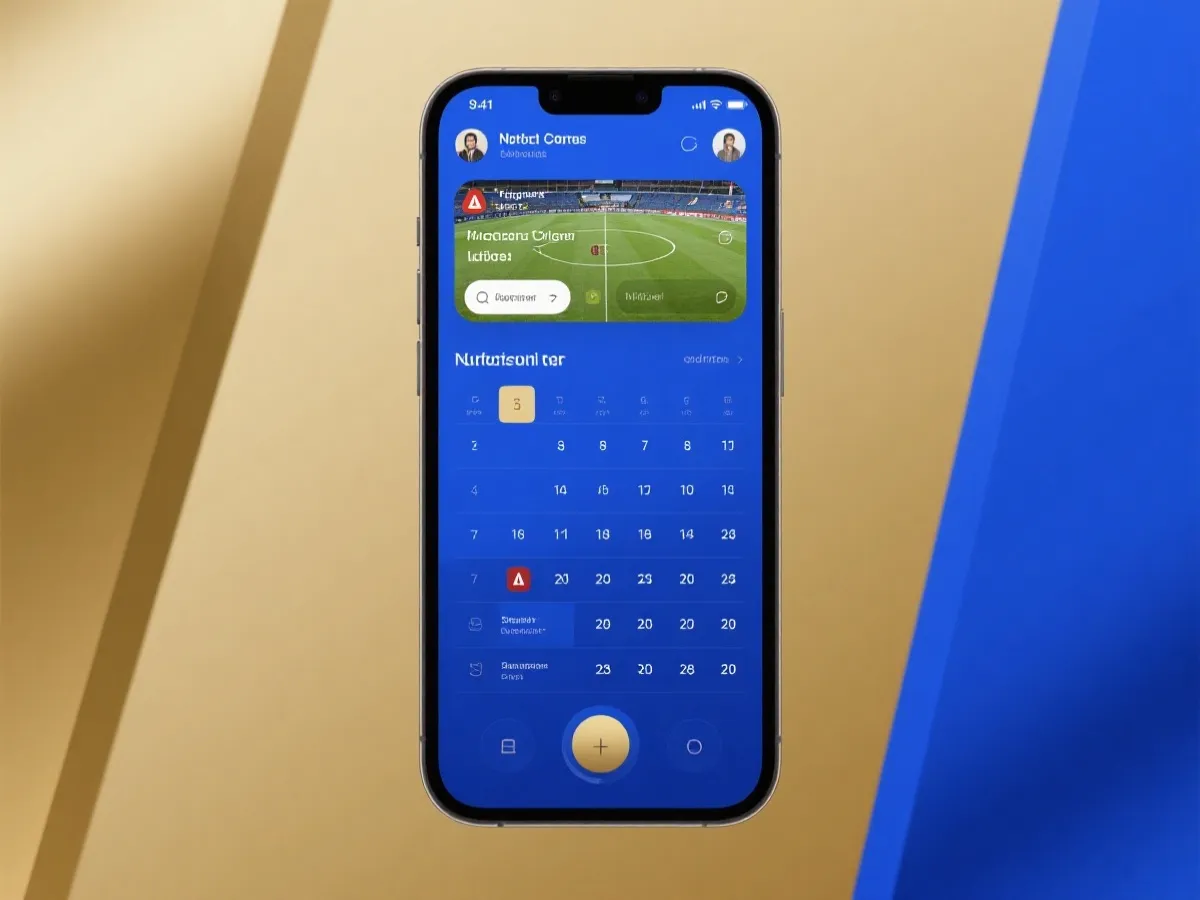 世界盃賽事追蹤通知介面示意圖