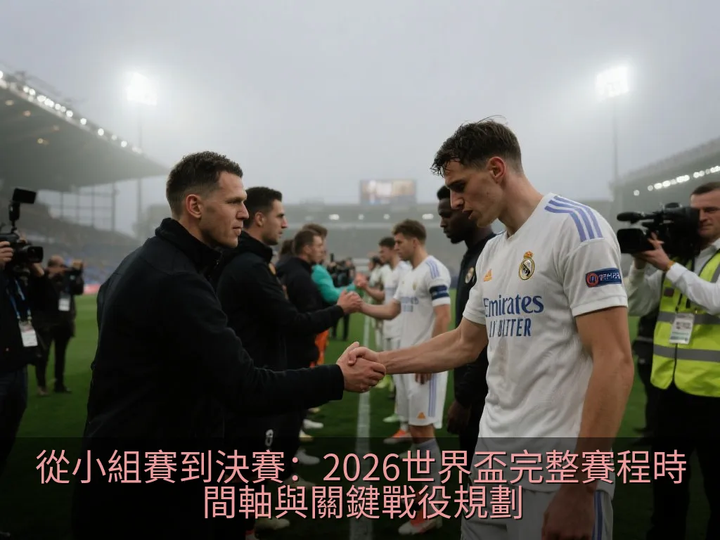 手機應用程式展示2026世界盃賽程追蹤介面